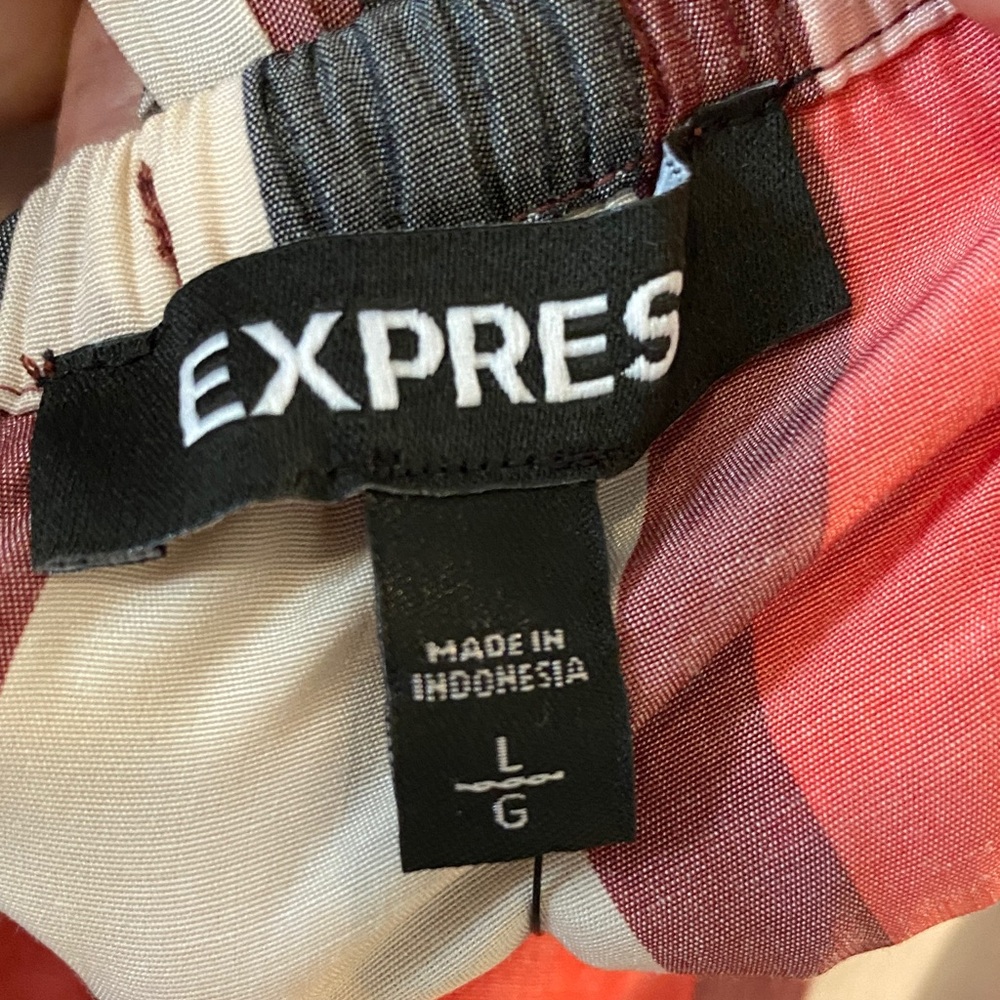 Express Multicolor Striped Blouse - Picture 2 of 5